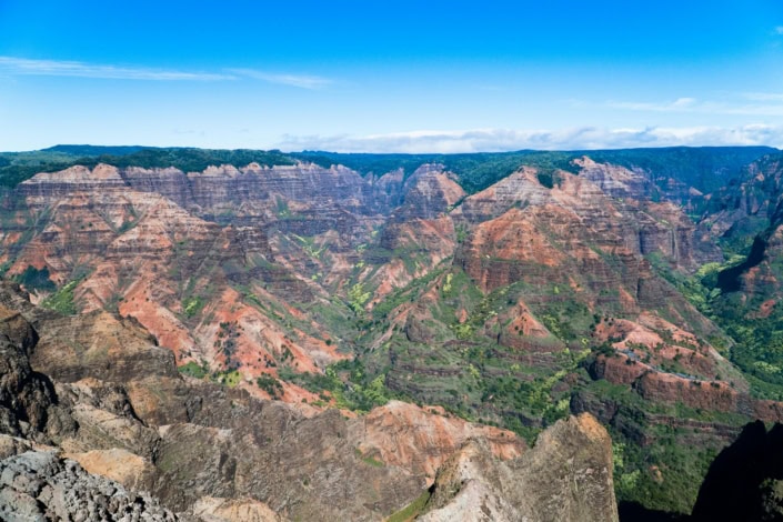 Waimea Canyon part of Waimea Canyon State Park on Kauai