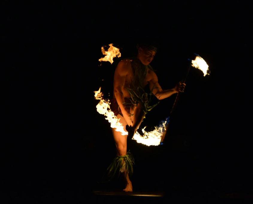 fire dancer